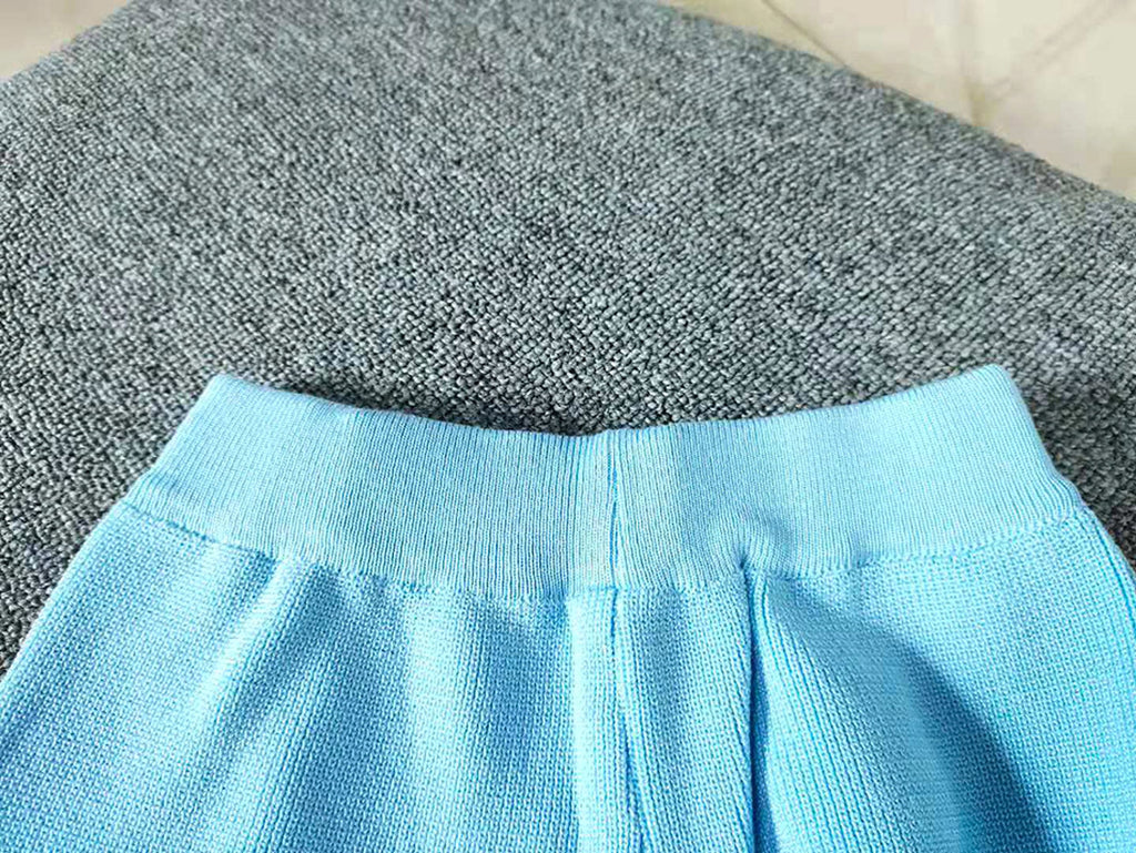 Casual Knitted Two-piece Turtleneck And Wide Leg Pants Women Loose Pullover Sweater - enhanced image 9