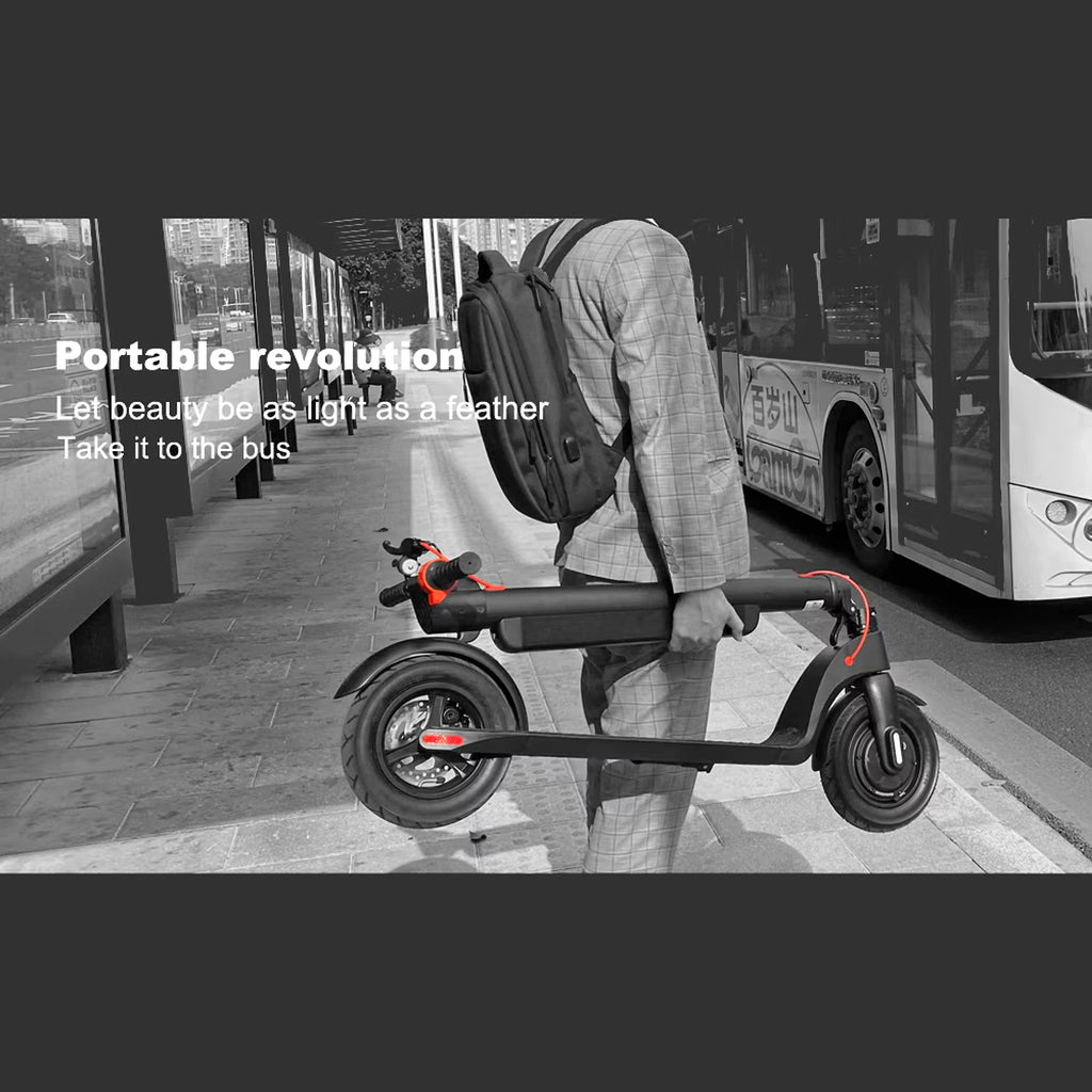 CruzaVolt™ Urban Ruffryde – 350W Electric Folding Scooter - enhanced image 9