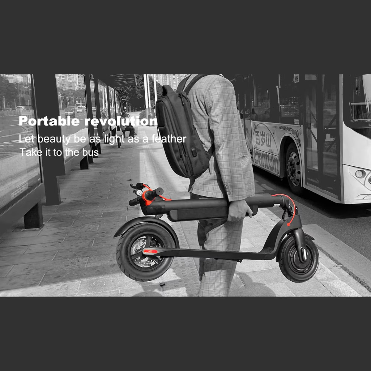 CruzaVolt™ Urban Ruffryde – 350W Electric Folding Scooter - enhanced image 9