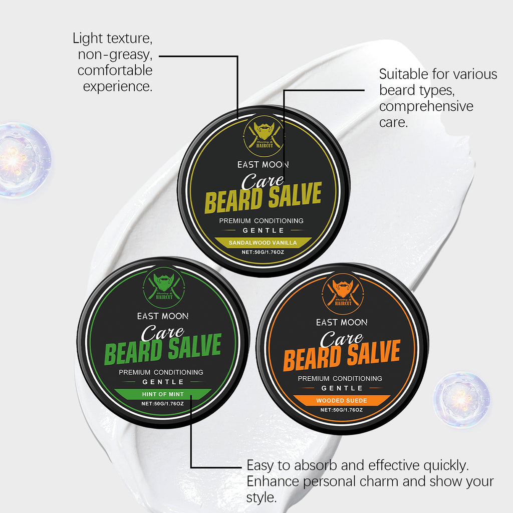 EAST MOON™ – Beard Salve Series for Nourishment, Moisture & Cleansing - enhanced image 9