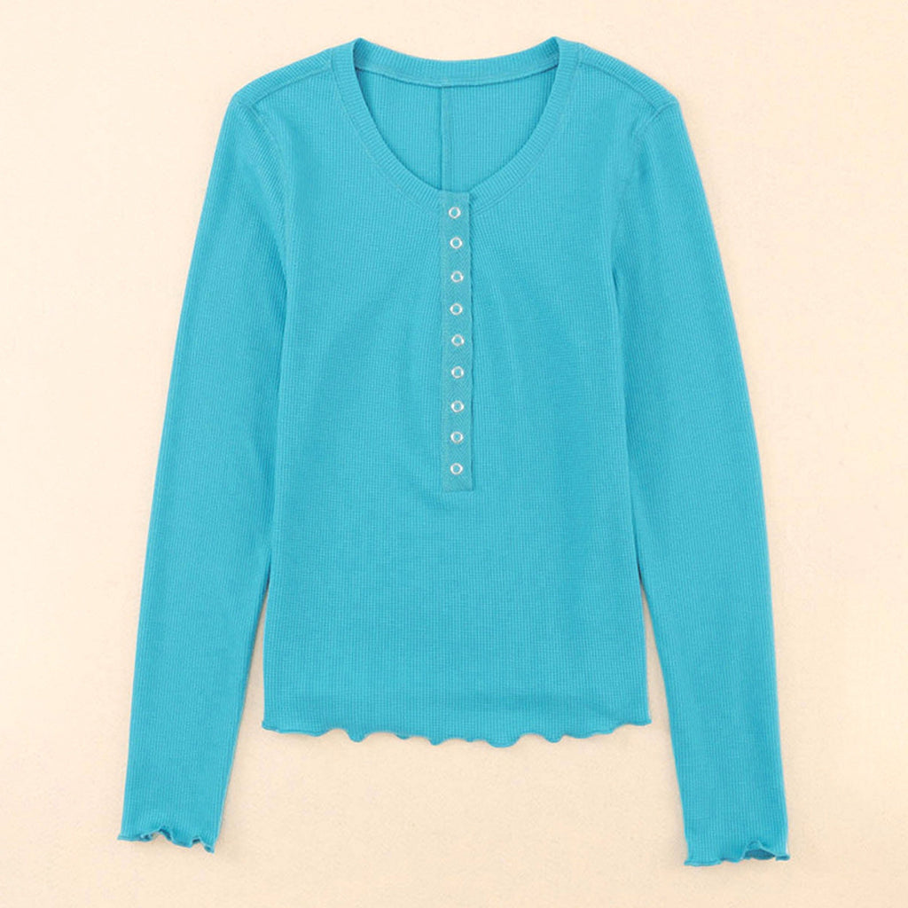 T-Shirt Top Women's Tight Long Sleeve