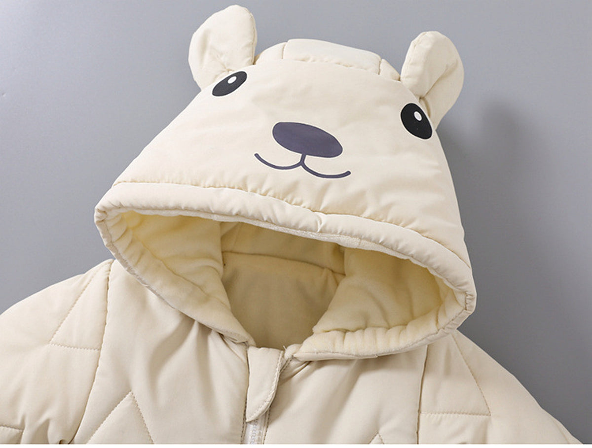 FrostNest™ – Padded Baby Winter Romper with Hat - enhanced image 9