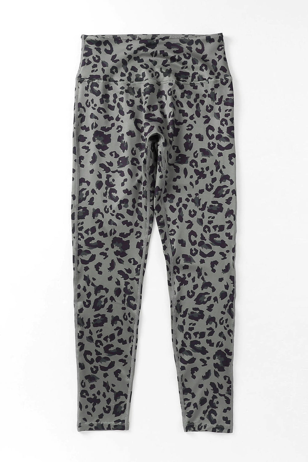 Gray Classic Leopard Print Active Leggings - enhanced image 9