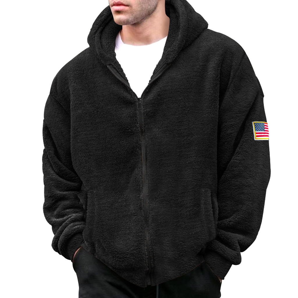 Hooded Zipper Casual Jacket Men - enhanced image 9