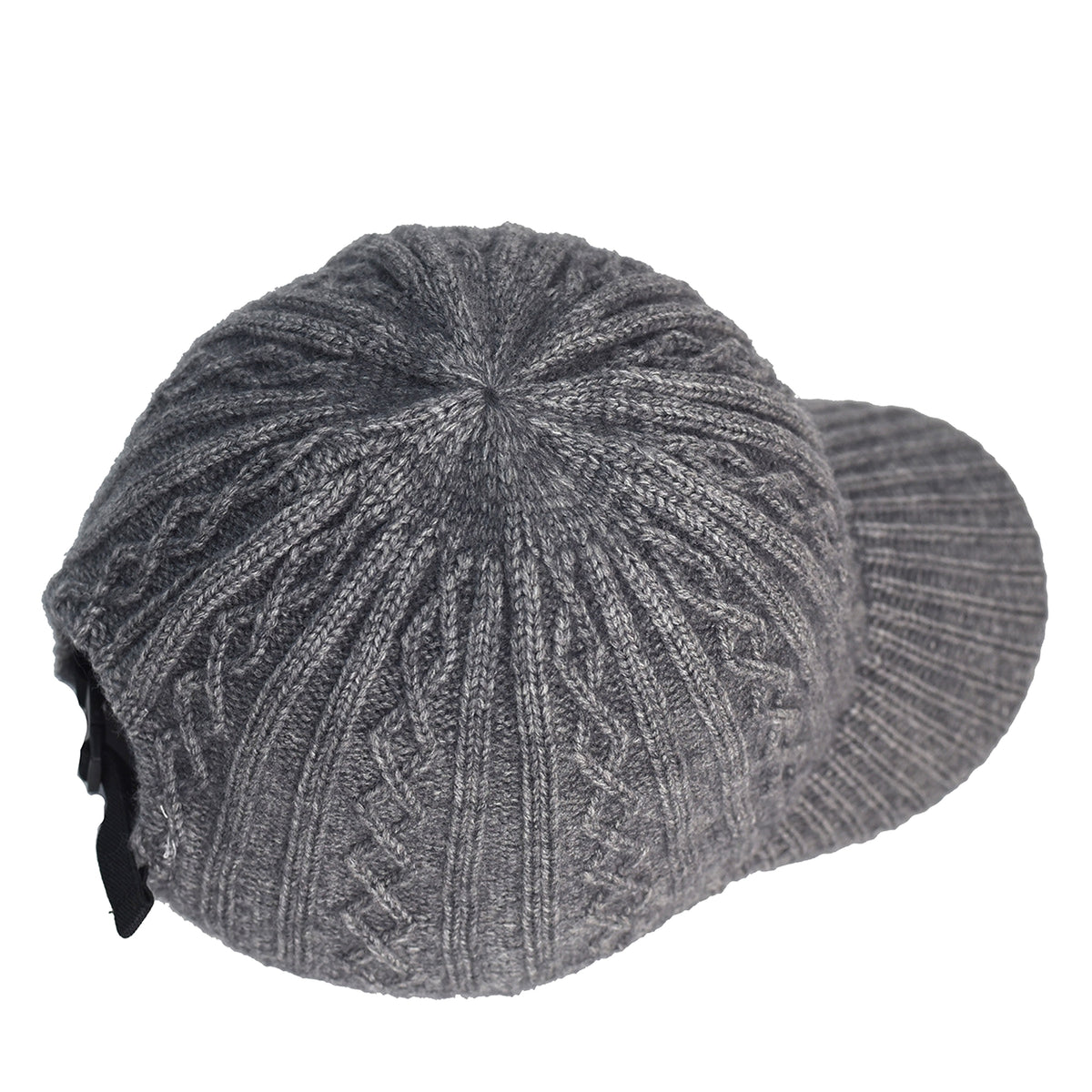 Knitting Wool Baseball Cap Korean Warm Solid Color Light Plate Peaked Cap - enhanced image 9