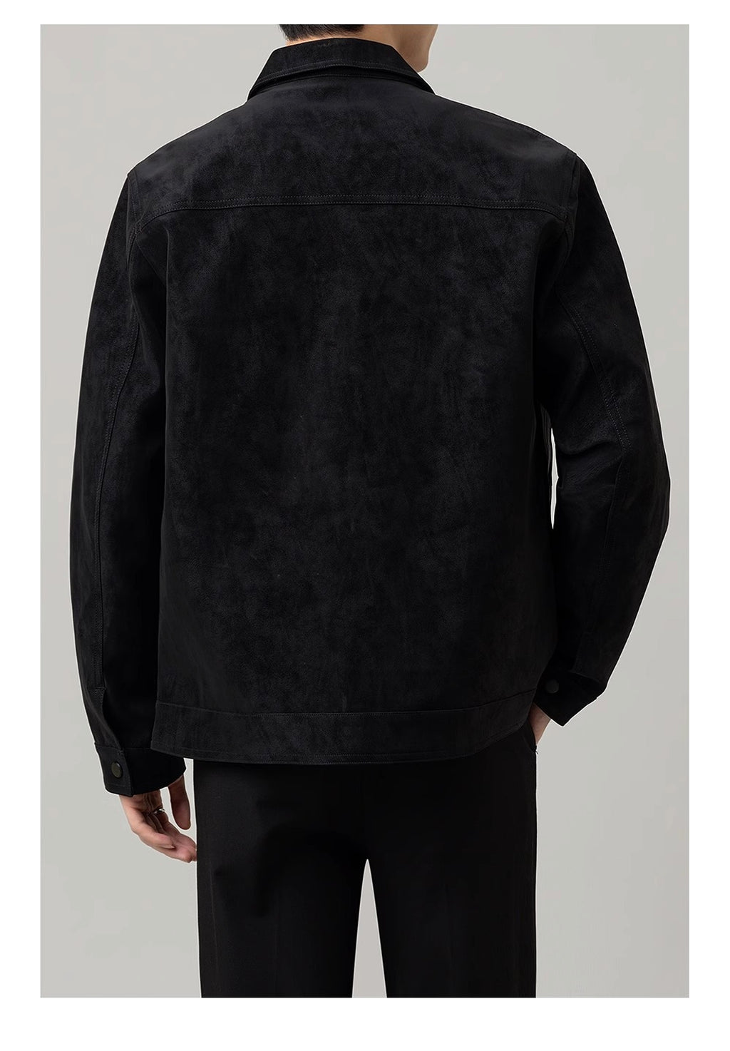 Lightly Mature Short Jacket For Men - enhanced image 9
