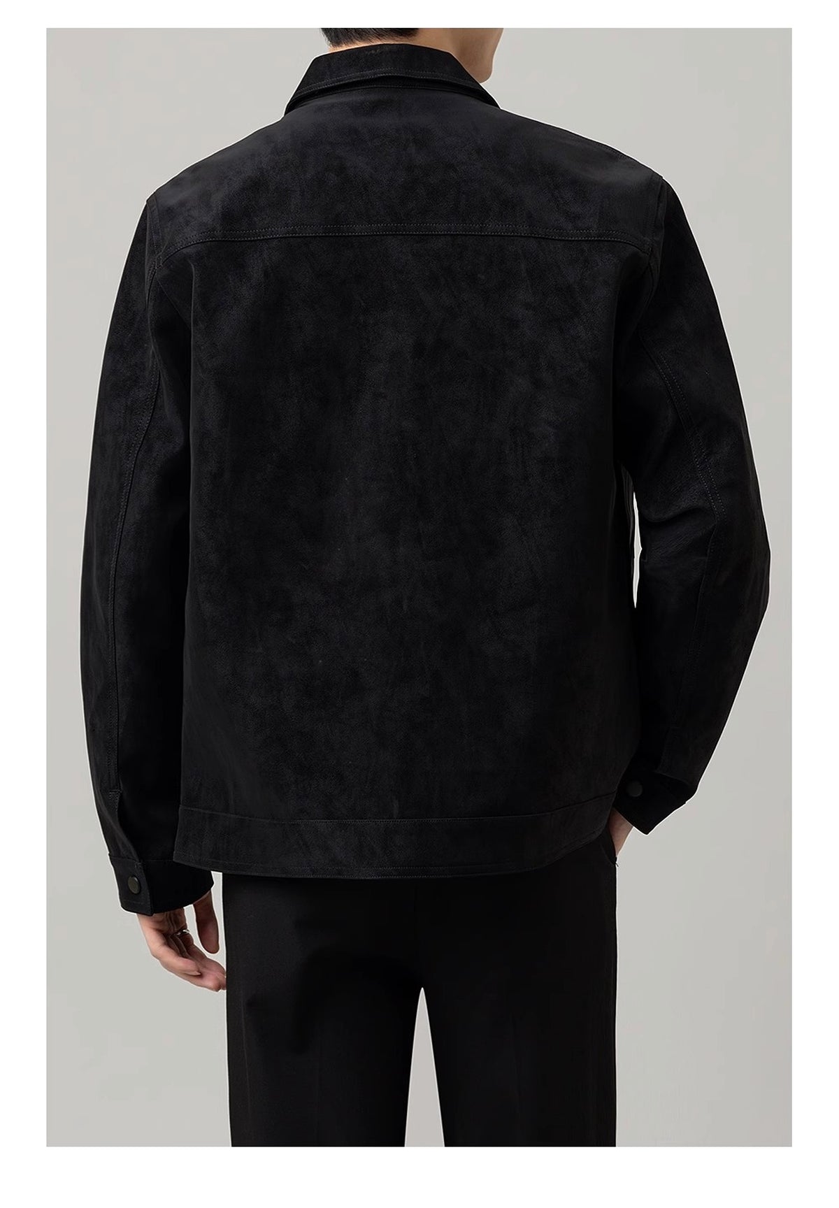 Lightly Mature Short Jacket For Men - enhanced image 9