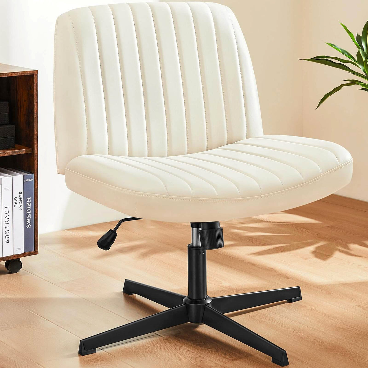 LuneluX_Home – Crossover Armless Swivel Chair - enhanced image 9