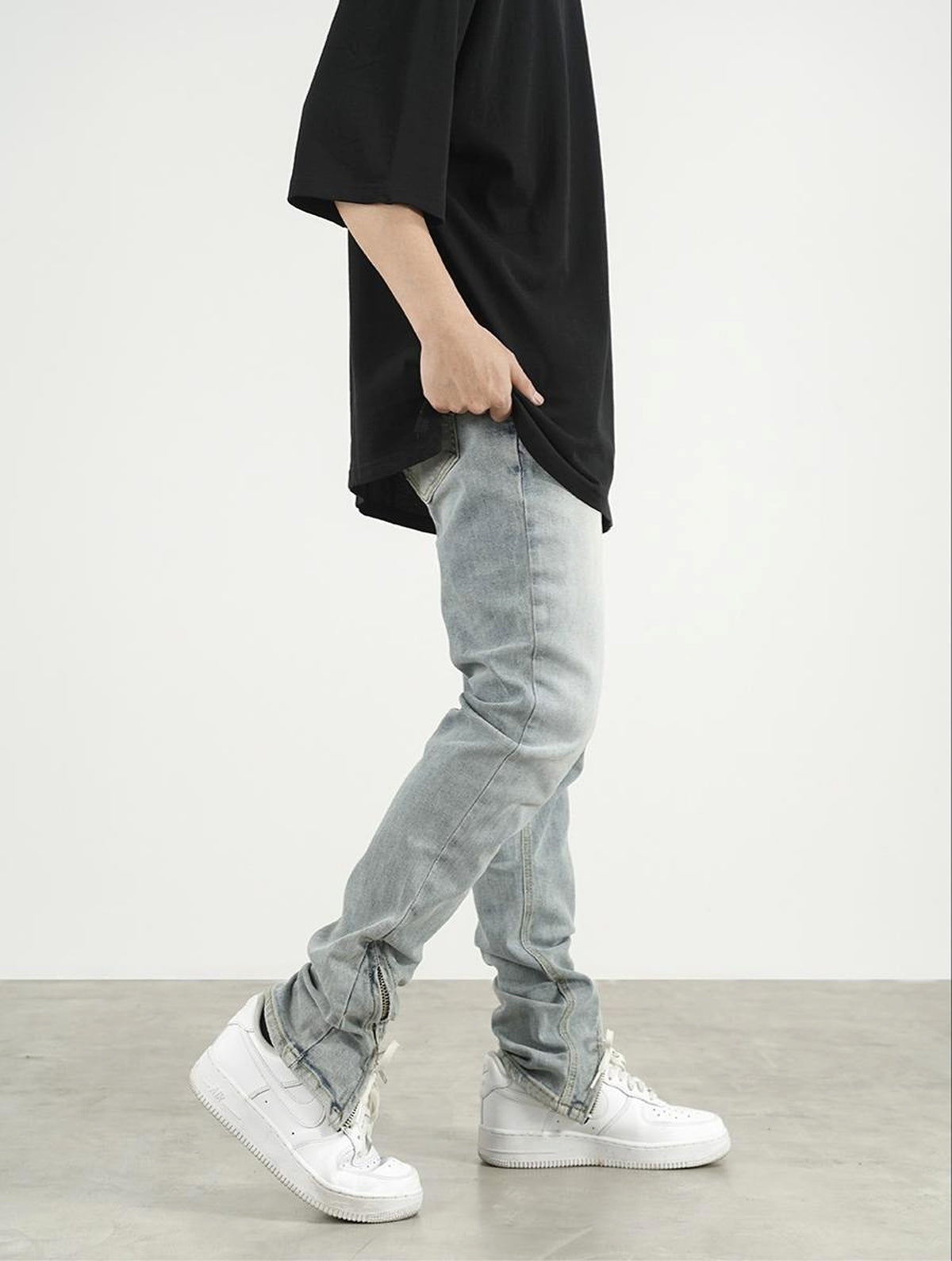 EdgeSplit™ – High Street Slim Jeans with Zipper Hem - enhanced image 9