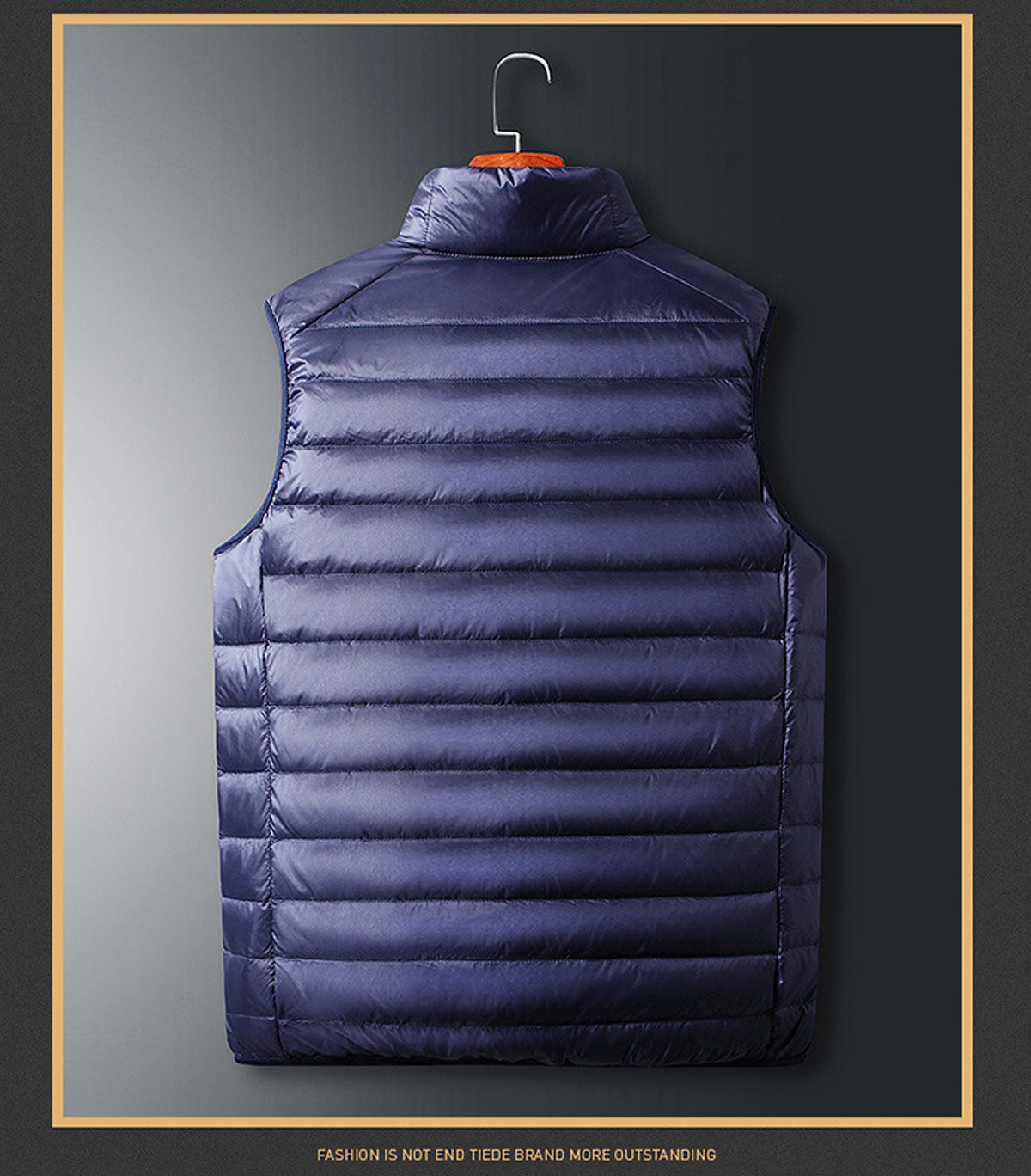 Men's And Women's Vest Coat Short Light Vest Stand Collar Top - enhanced image 9