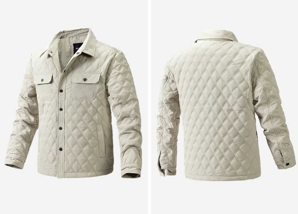 Men's Fashion Jacket Business Jacket Cotton Jacket - enhanced image 9
