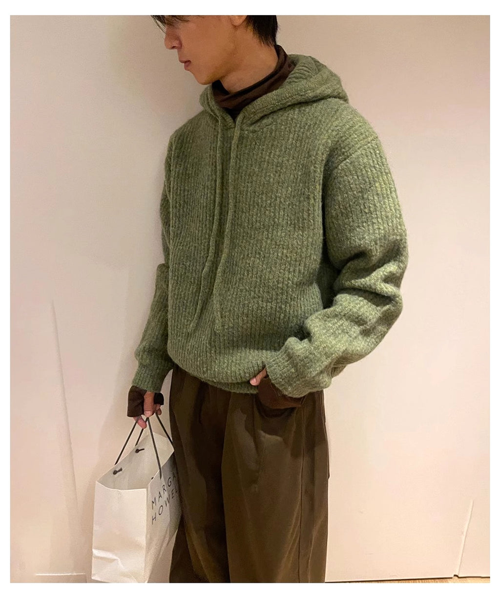 Men's Slouchy Fluffy Hoodie Jacket – Soft Thickened Winterwear - enhanced image 9