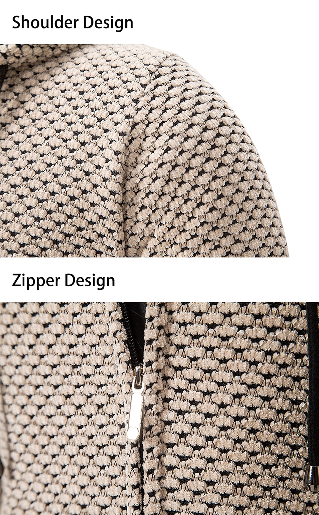 A.1 Men's Solid Color Cardigan Sweater - enhanced image 9