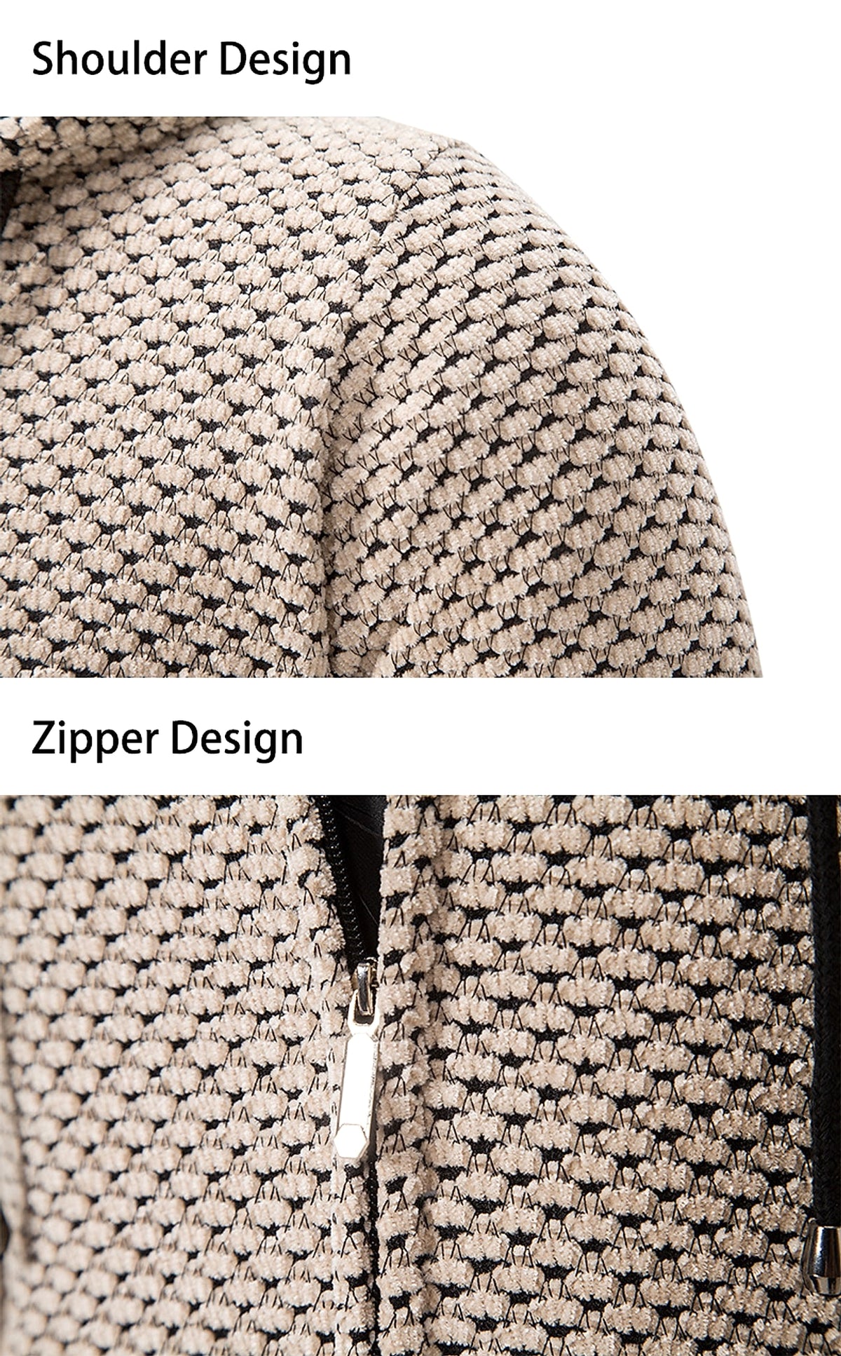 A.1 Men's Solid Color Cardigan Sweater - enhanced image 9