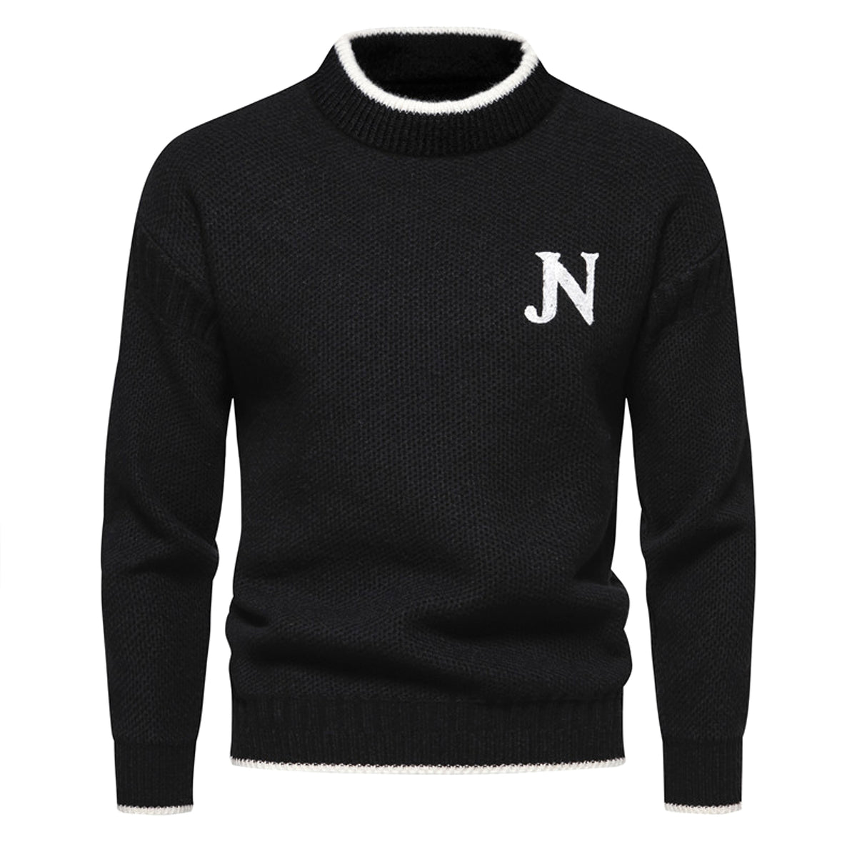 N - Profit - Trendy Leisure Warm Knitted Bottoming Youth Sweater Men - enhanced image 9