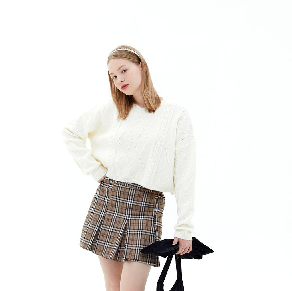 New Solid Pearl Sweater Loose And Versatile For Women - enhanced image 9