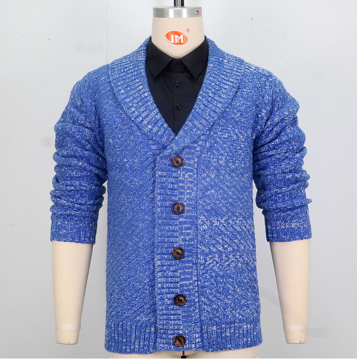 Polyester Men's Long-sleeved Thick Needle Sweater Sweater - enhanced image 9