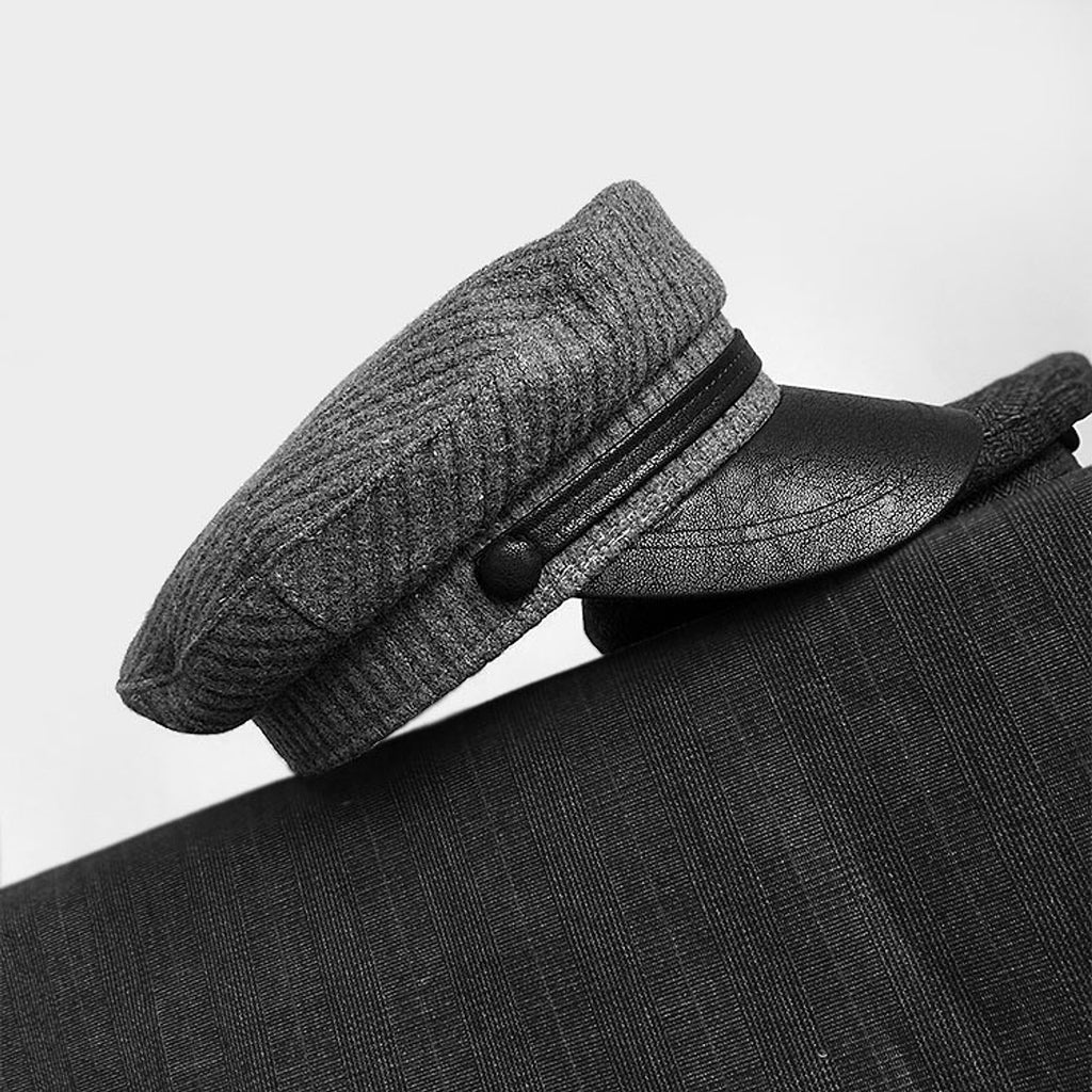Retro Navy Style Fashion Navy Hat - enhanced image 9