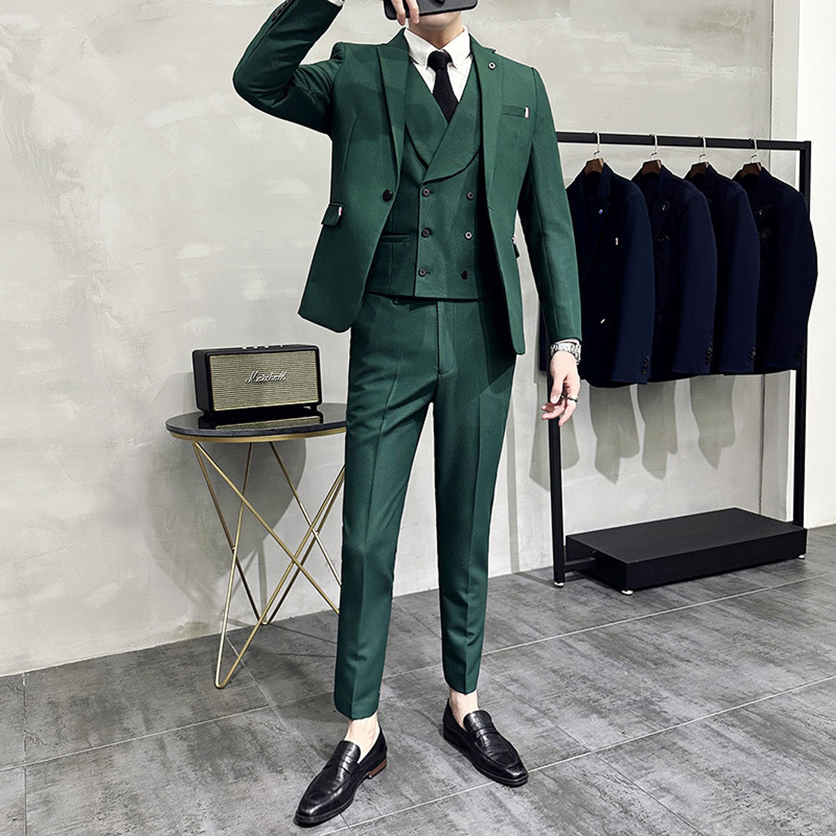 RoyalElite™ Men's Three-Piece Suit – Business & Event Perfection - enhanced image 9