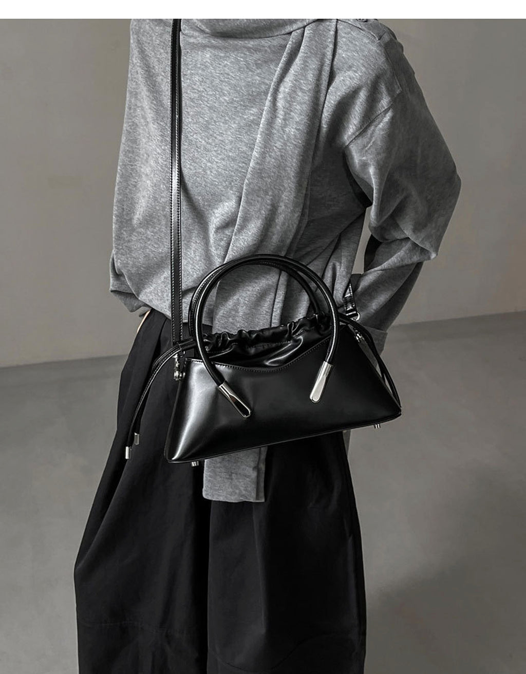 SolunaLuxe™ – Crimson Curve Shoulder Bag - enhanced image 9