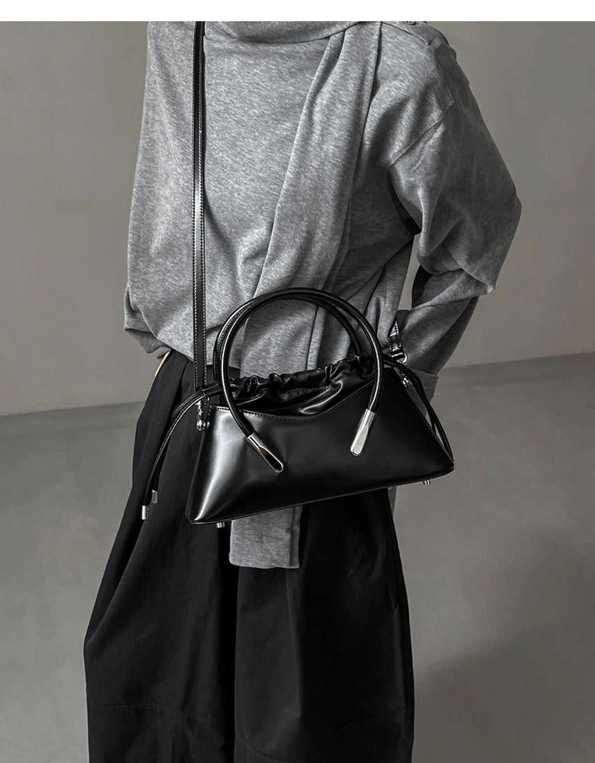 SolunaLuxe™ – Crimson Curve Shoulder Bag - enhanced image 9