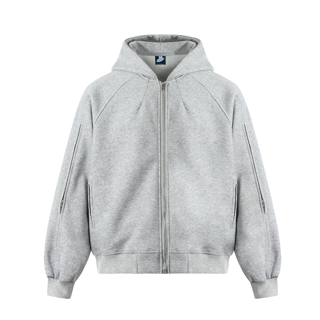 Spring New Retro Simple, Loose And Versatile Hooded Jacket - enhanced image 9