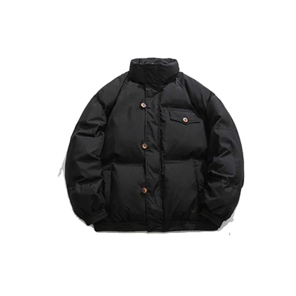 Stand Collar Workwear Cotton-padded Coat For Men Loose Cotton Padded Jacket - enhanced image 9