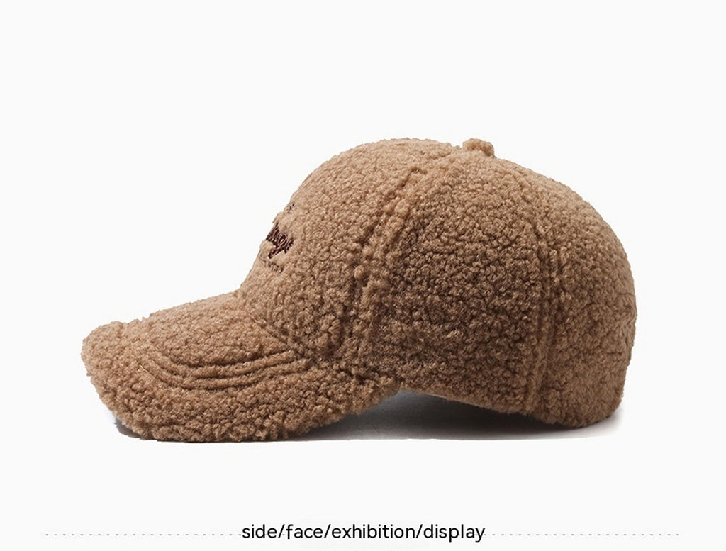 Thickened Warm Peaked Street Versatile Winter Baseball Cap - enhanced image 9