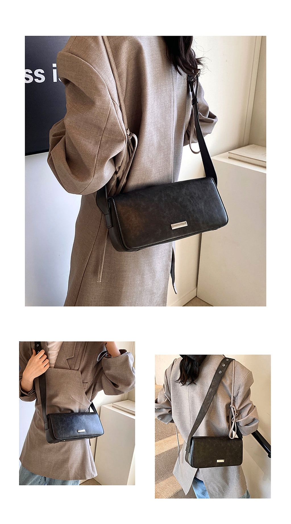 UrbanEase™ – Nylon Baguette Bag - enhanced image 9