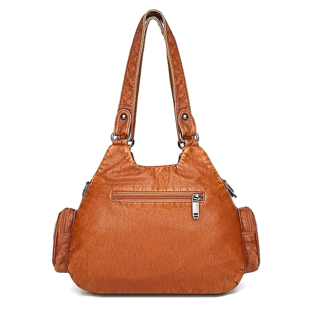 VALENZIA™ Vintage Leather Canvas Bag - enhanced image 9