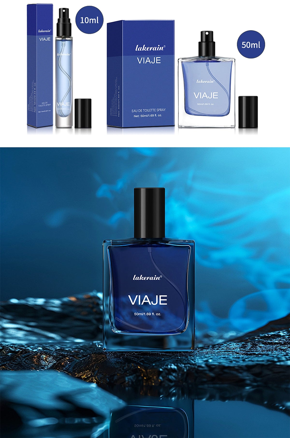 VIAJE - Men's Citrus Fragrance Cologne - enhanced image 9