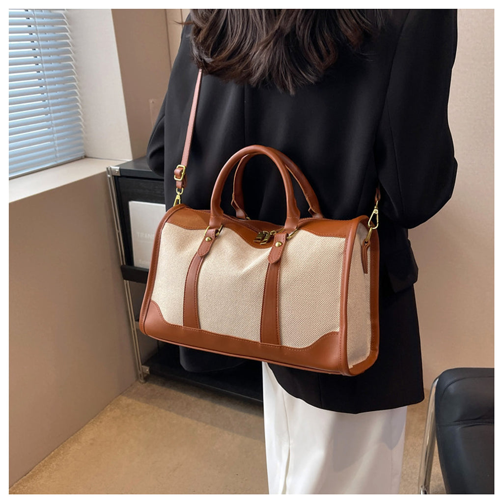 Voyagera™ – Canvas Travel Tote Bag (Large Capacity) - enhanced image 9