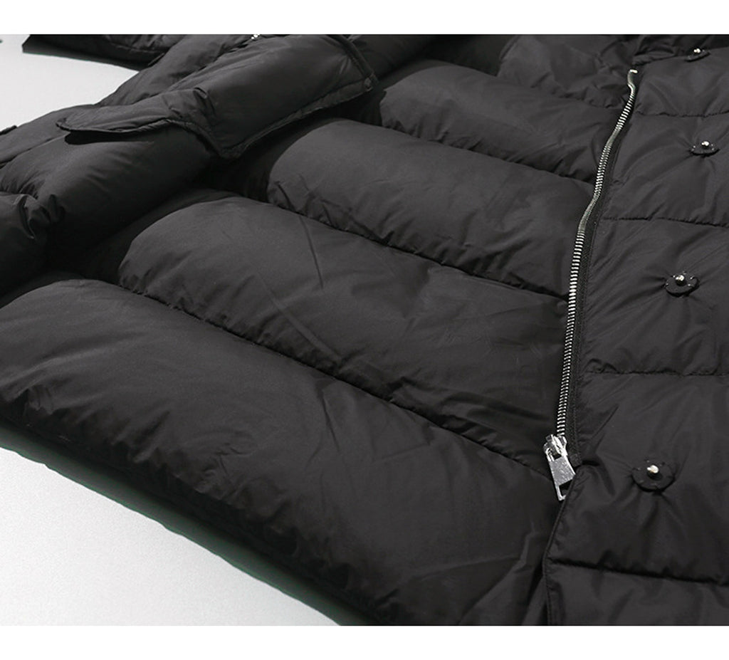 Women's Mid-Length Down Jacket – Ultra Warm with Stand Collar - enhanced image 9