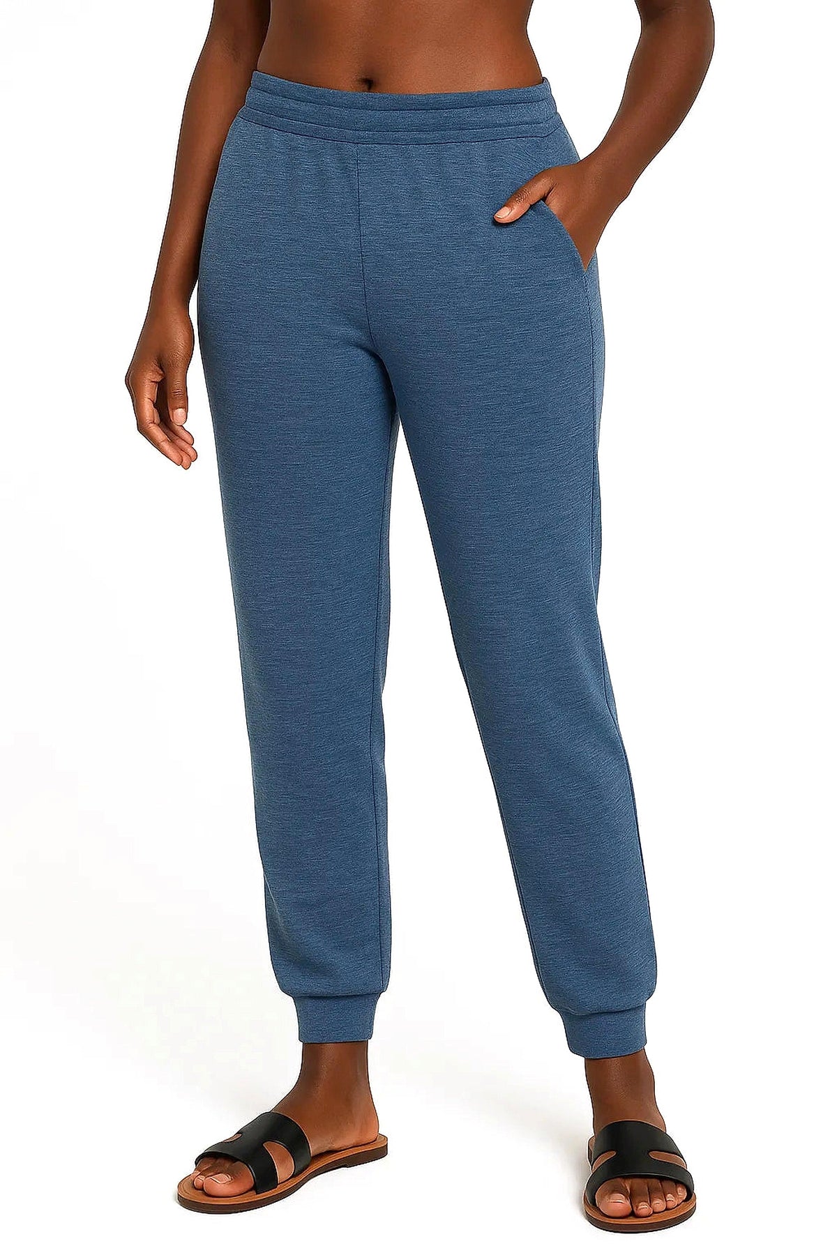 Zenana Cotton Slub Jogger Pants - enhanced image 9