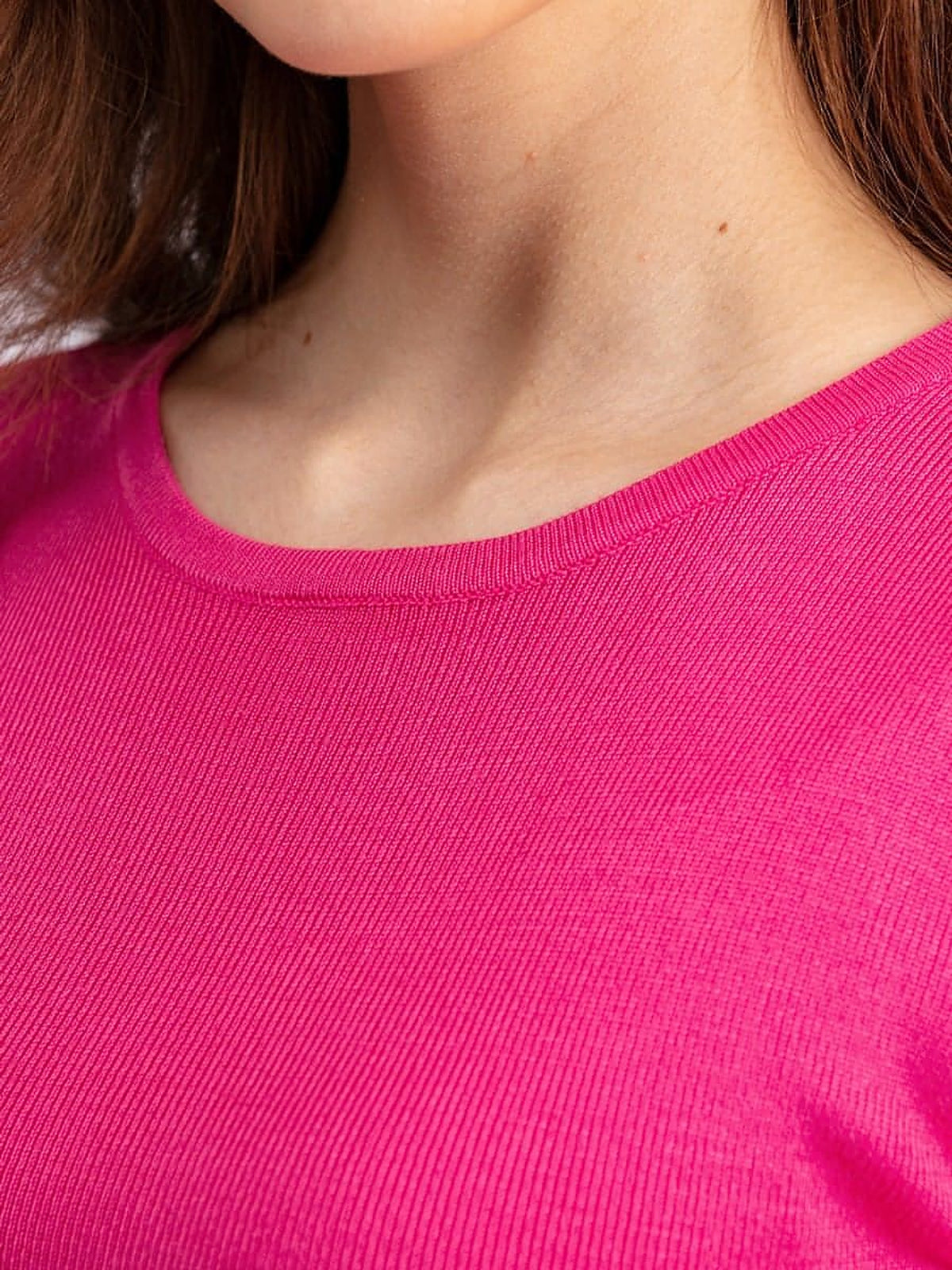 Autumn And Winter Long Sleeve Knitted Backless Round Neck Dress - enhanced image 10