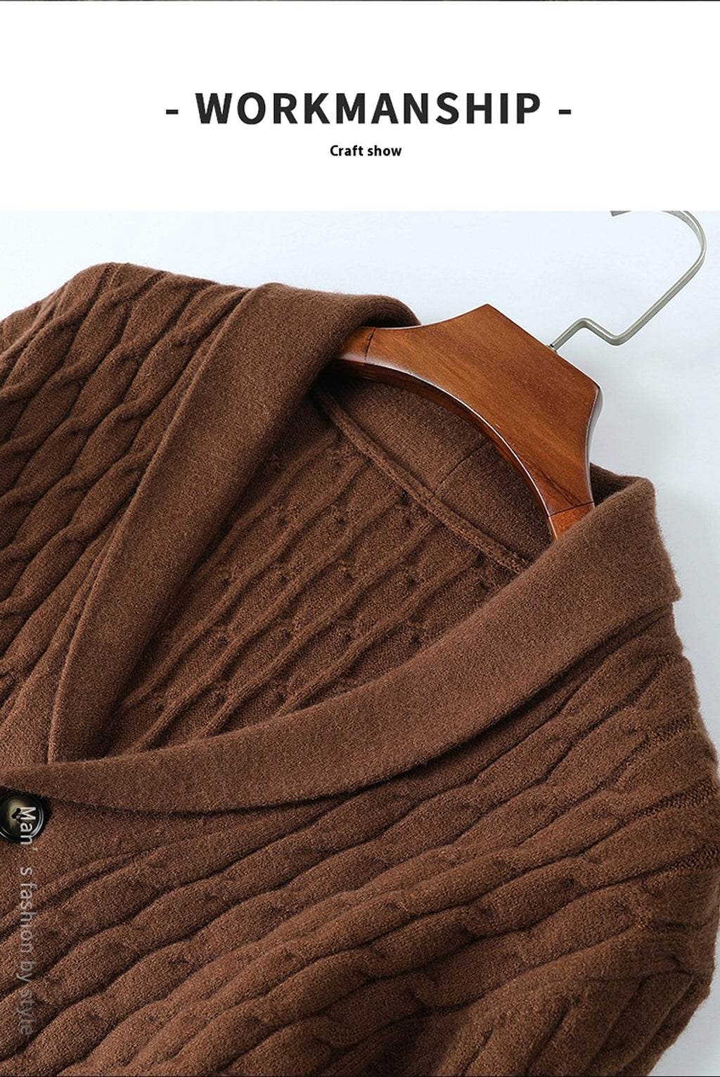 Autumn New Men's Knitwear Cardigan Casual Coat Sweater - enhanced image 10