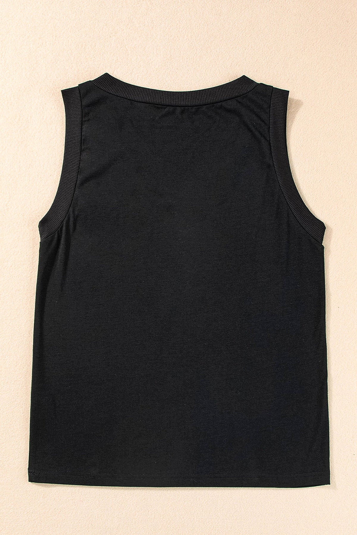 Black Cowgirl Floral Boots Printed Tank Top - enhanced image 10