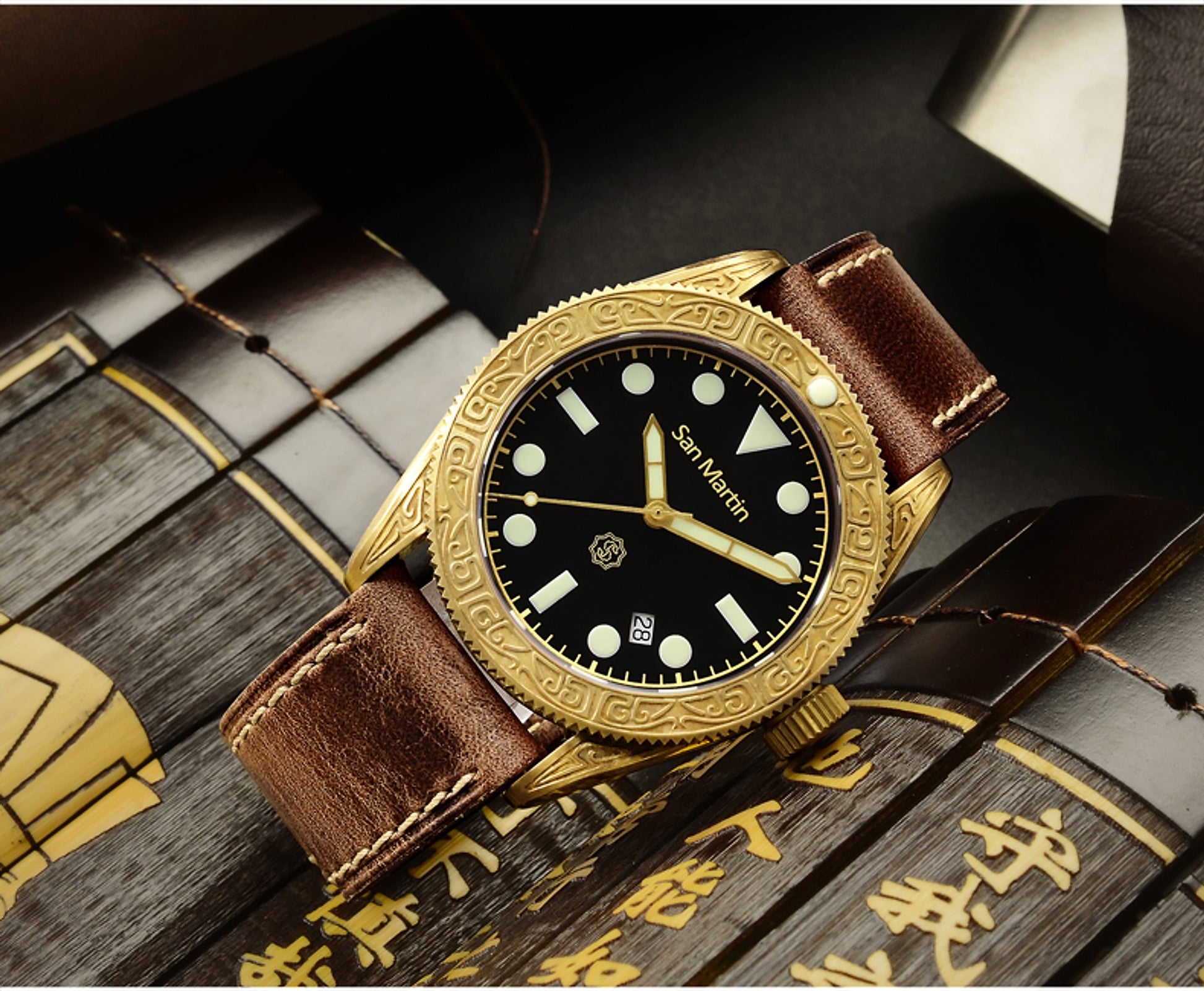 San Martin™ – Bronze Diver Automatic 200M - enhanced image 10