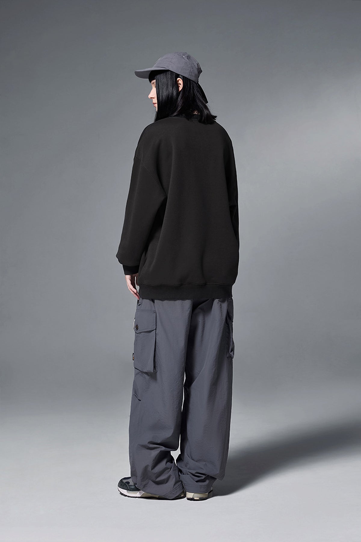 Casual Loose Round Neck Letter Printed Flame Single-layer Fleece-lined Top - enhanced image 10