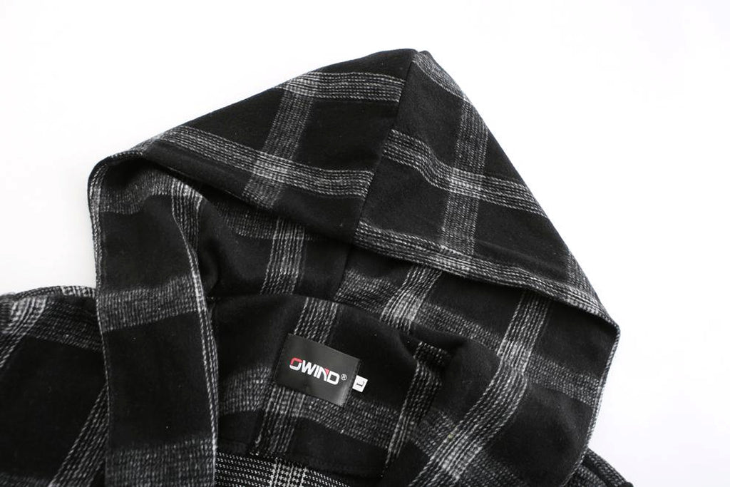 Check Color Jacket With Turn Over Collar - enhanced image 10