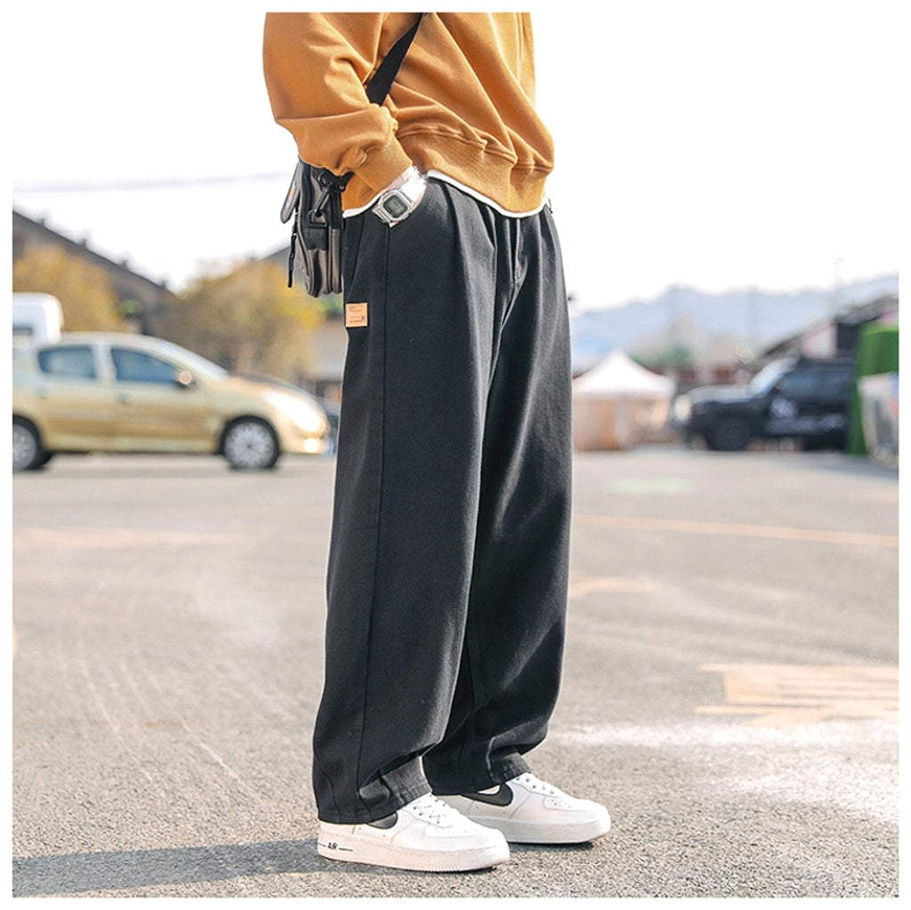 Cotton Pants Men's Casual Straight-leg Pants (Jeans) - enhanced image 10