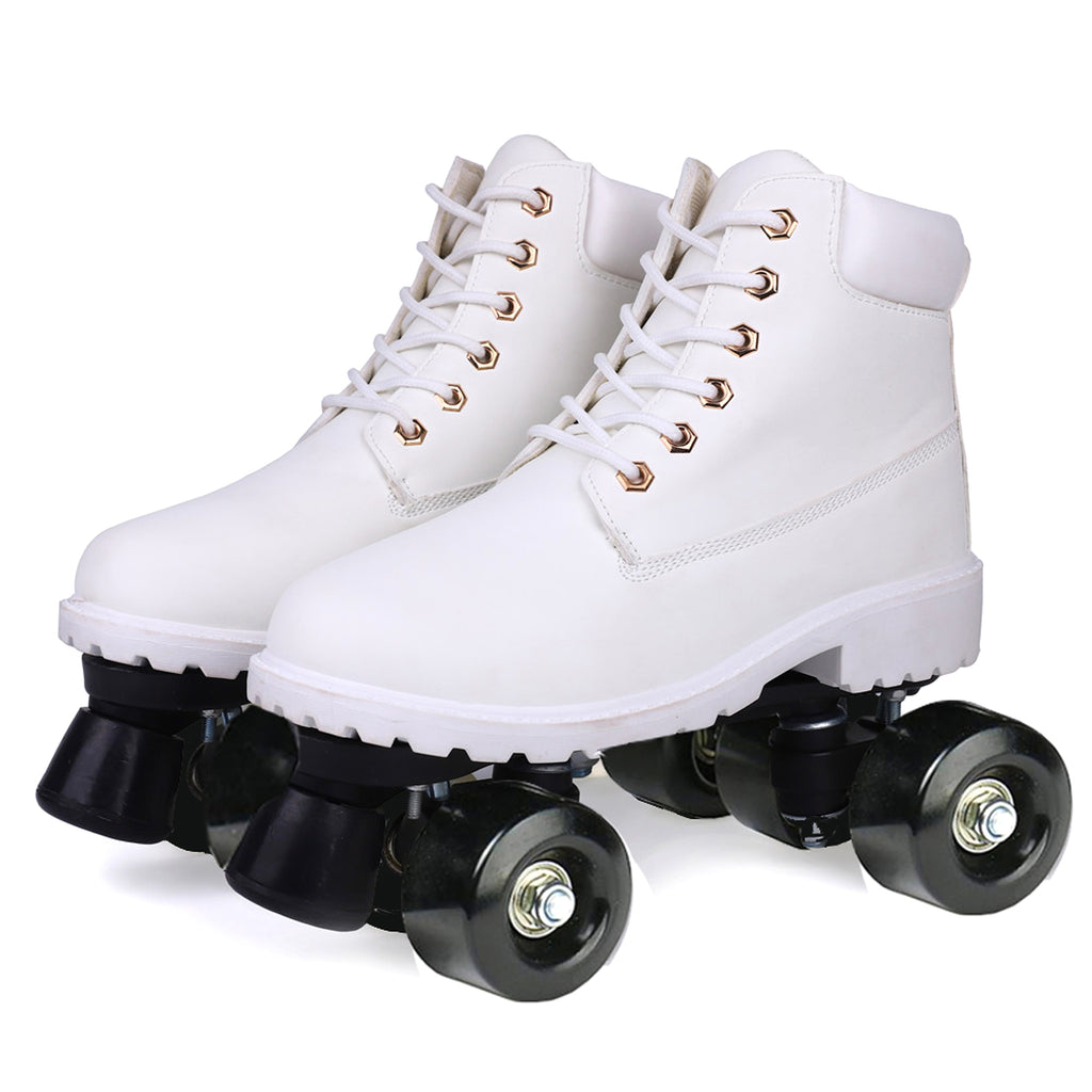 Double Row Skates Double Row Pulleys Four-roller Skates Roller Skating Flashing Wheels - enhanced image 10