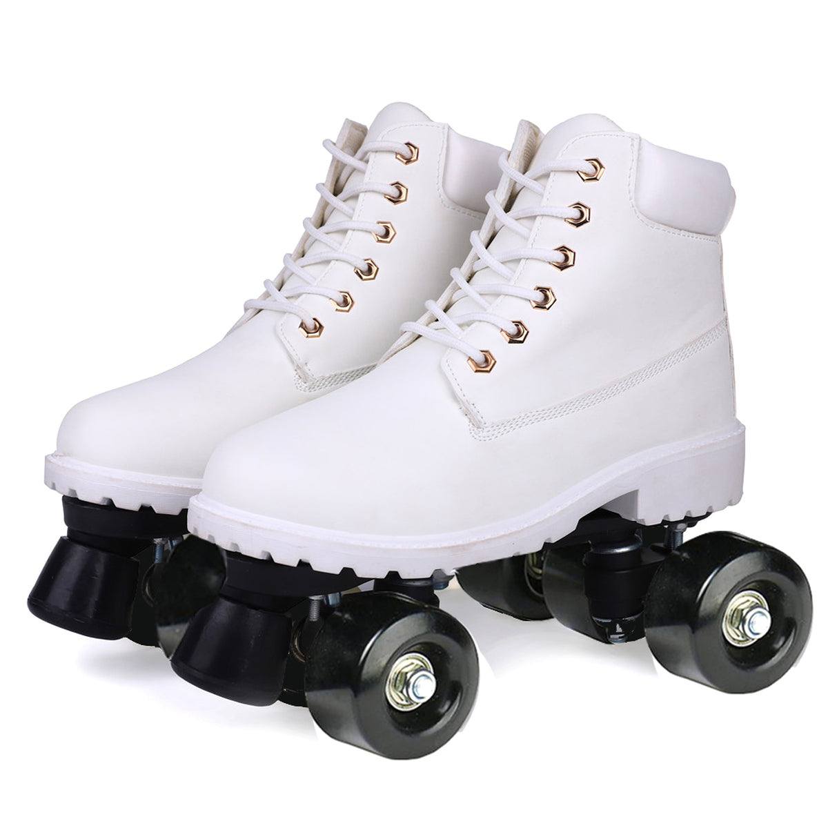 Double Row Skates Double Row Pulleys Four-roller Skates Roller Skating Flashing Wheels - enhanced image 10