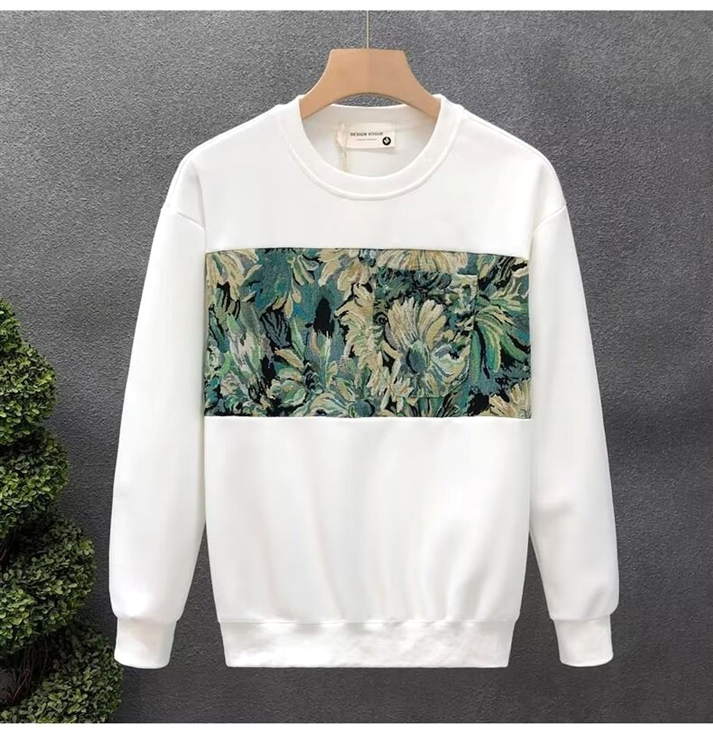 Fashion Brand Crew Neck Pullover Sweatshirt Men - enhanced image 10