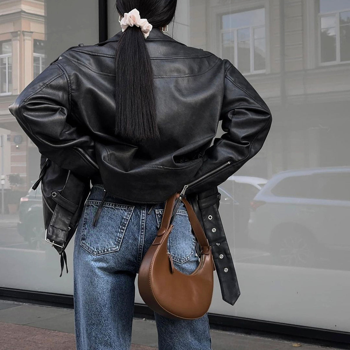 Fashion Personality Dislocation Jeans For Women - enhanced image 10