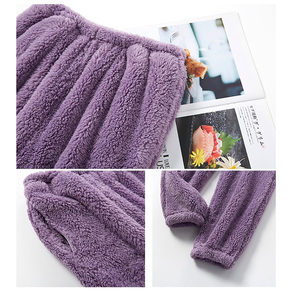 Flannel Pajamas Pajamas Set Thickening Couples Home Service - enhanced image 10