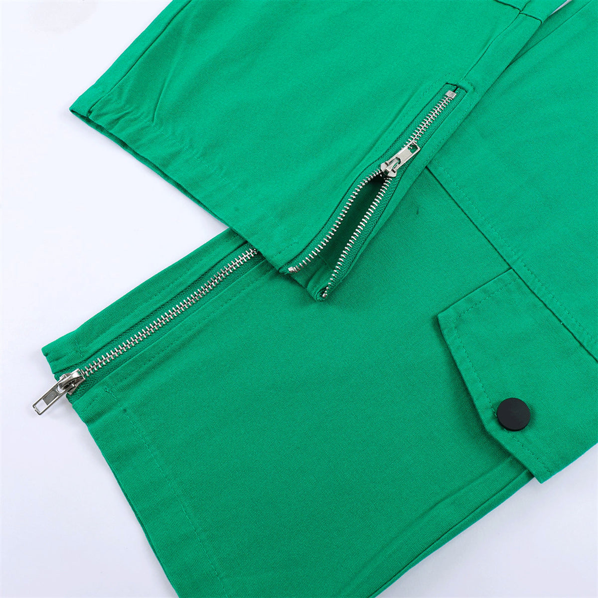 High Street Loose Hem Zip-Slit Straight-Leg Trousers Men Jeans - enhanced image 10