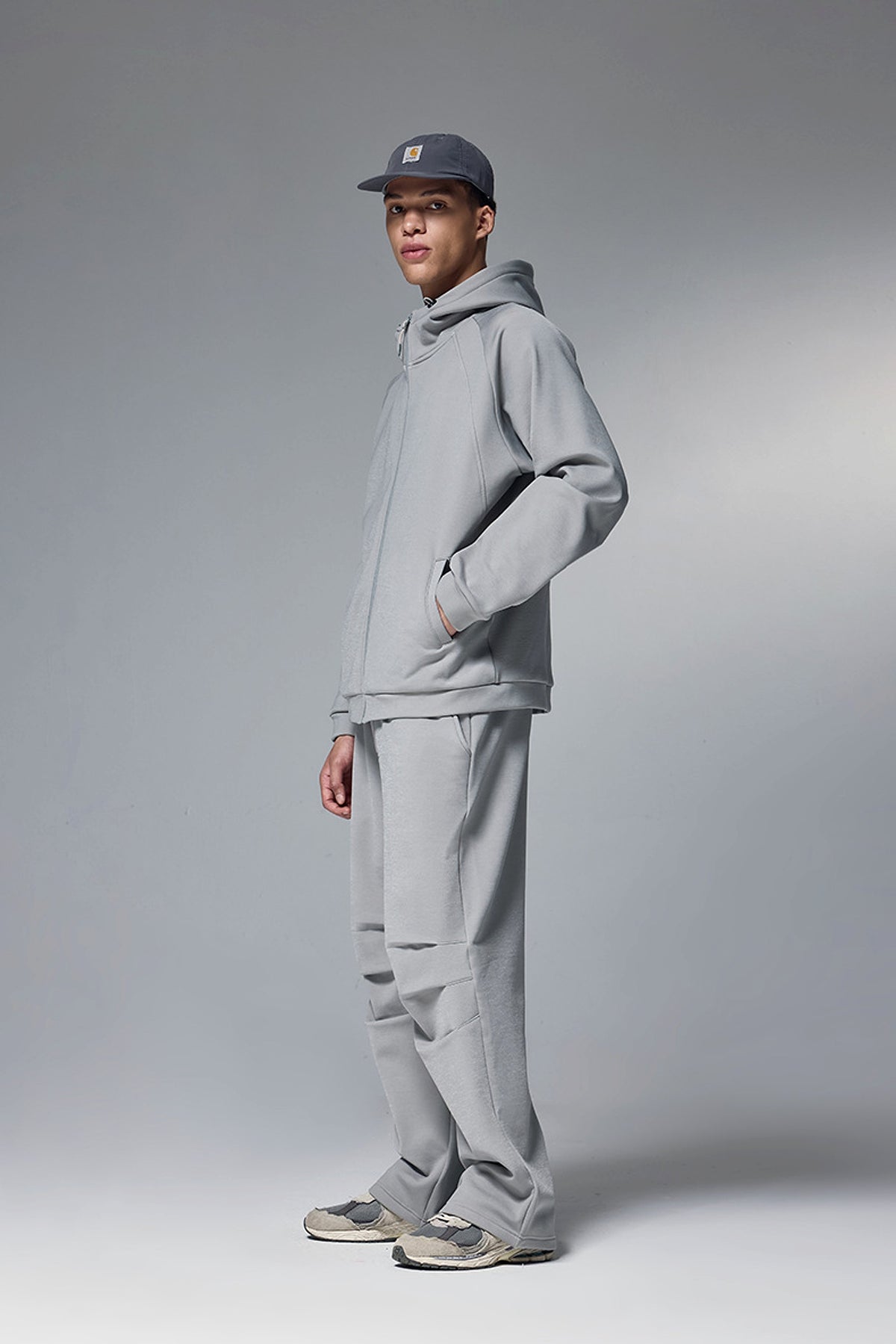 Hydrogen Four-sided Elastic Hooded Jacket Zipper Windproof Fleece Sweater - enhanced image 10