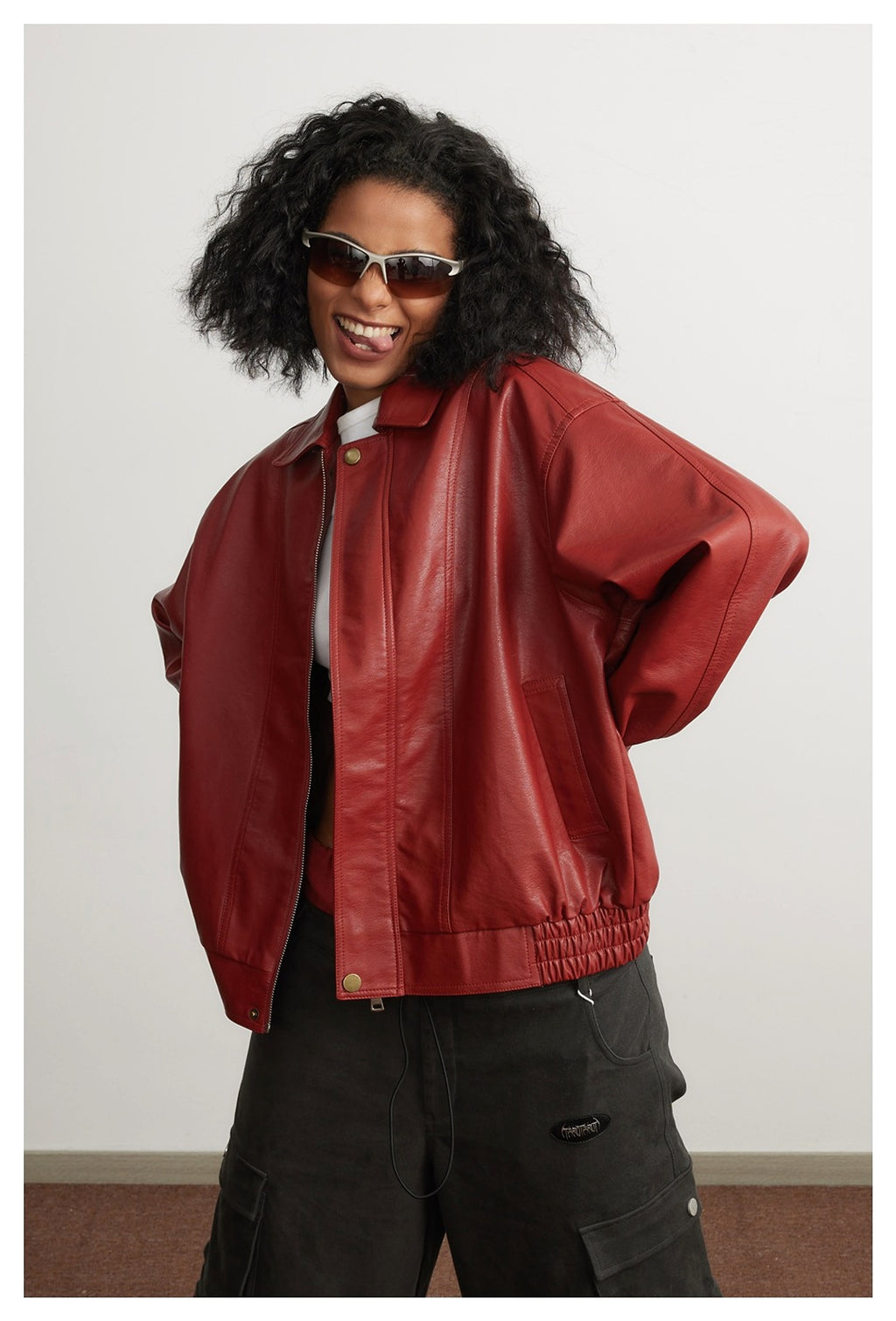 Leather Jacket Men And Women Special - enhanced image 10