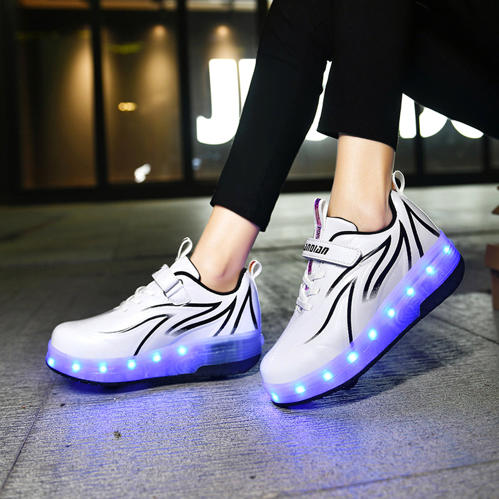 Light Charging Pulley Shoes Single And Double Wheels - enhanced image 10